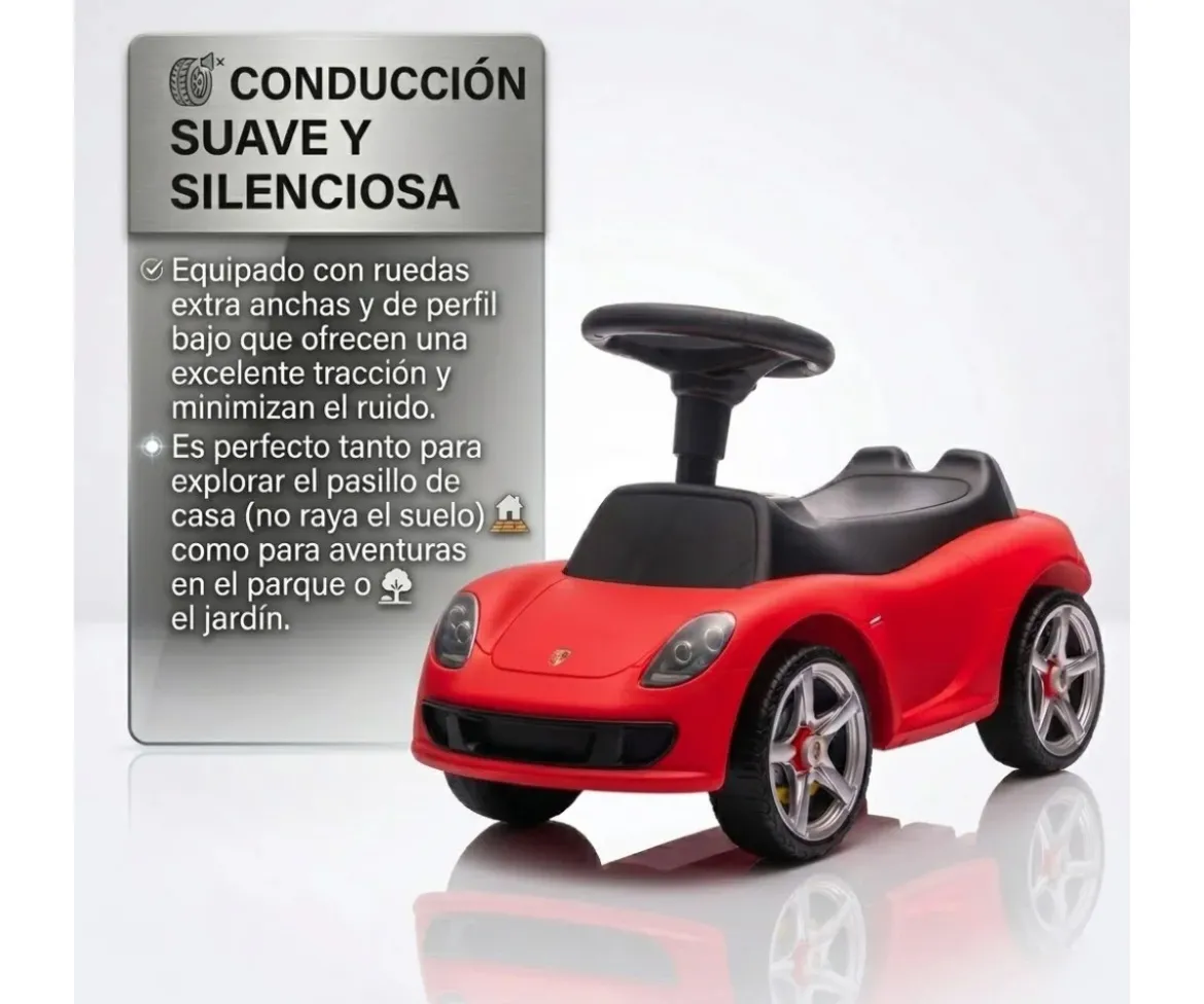 Correpasillos Porsche Negro
