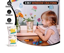 Crayones para Cristal, Azulejos y Papel 6 Colores