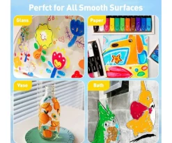 Crayones para Cristal, Azulejos y Papel 6 Colores