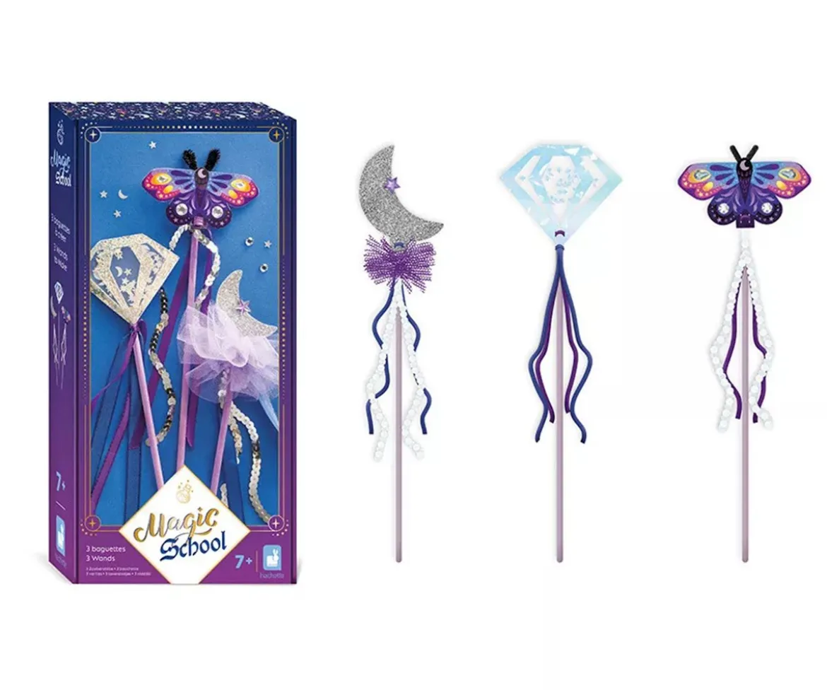 Crea 3 Varitas Magic School