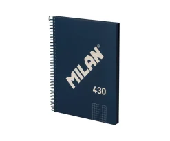 Cuaderno A5 con Tapa Dura Azul MILAN 340 Since 1918