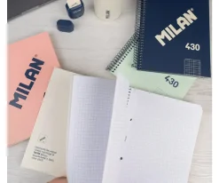Cuaderno A5 con Tapa Dura Beige MILAN 340 Since 1918