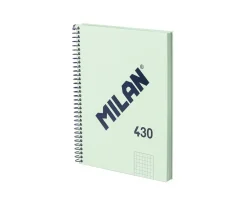 Cuaderno A5 con Tapa Dura Verde MILAN 340 Since 1918