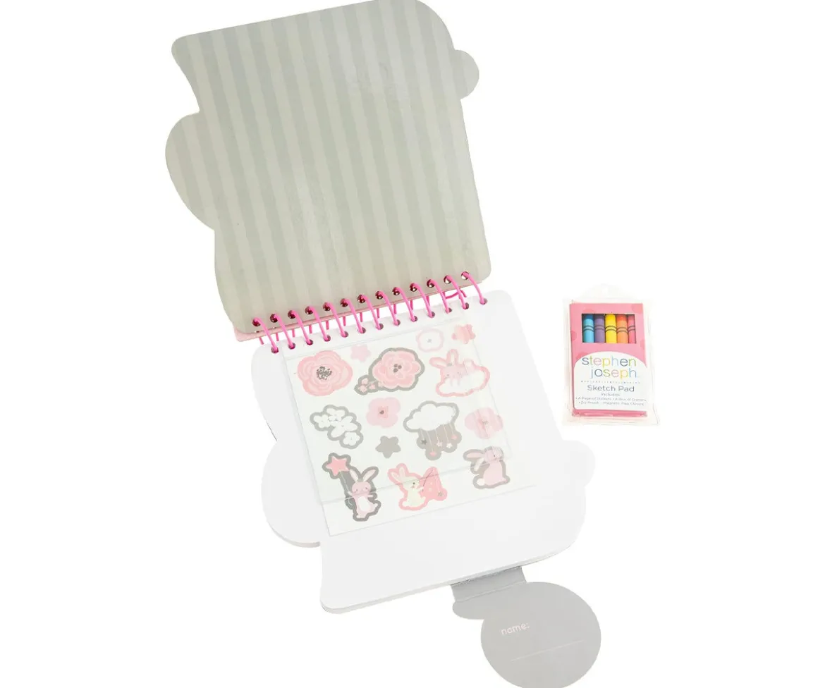 Cuaderno con Pegatinas y Crayones Conejo