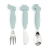 3 Cubiertos Antideslizantes Deer Friends azul