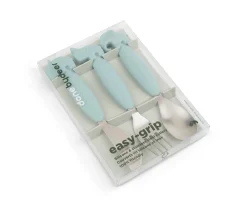 3 Cubiertos Antideslizantes Deer Friends azul