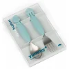2 Cubiertos Antideslizantes Yummyplus Sea Friends Azul