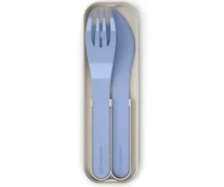 Cubiertos Pocket Biodegradables Azul Infinity