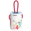 Cubo de 24 Crayones Silky Secado Rápido, Suaves y Lavables