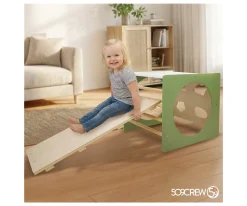Cubo de Escalada Montessori Verde Natural