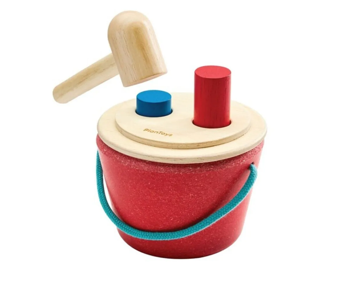 Cubo Martillo Formas Montessori