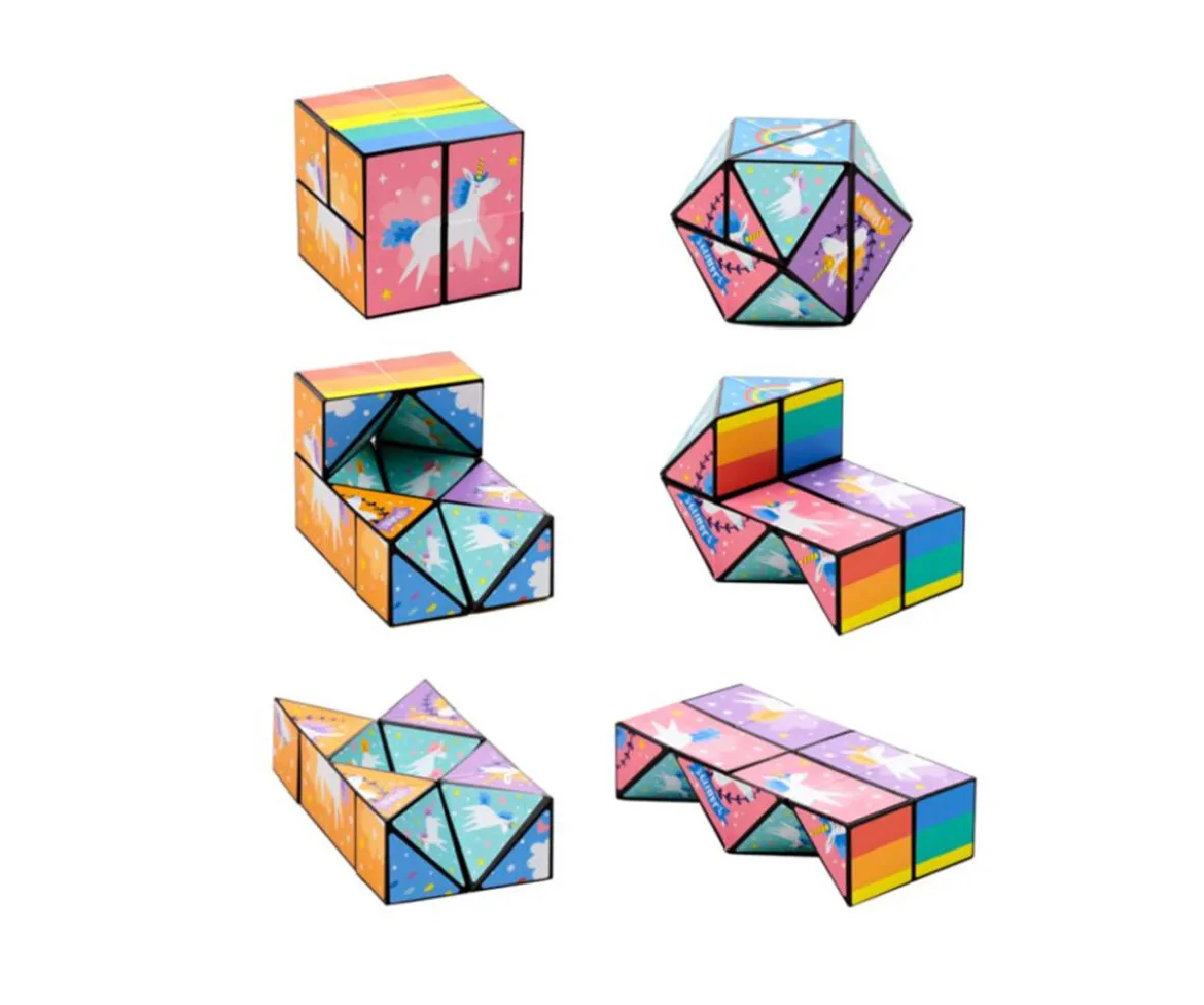 Cubo Puzzle Unicornio Mágico