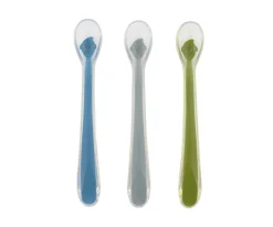 3 Cucharas de Silicona para Bebé Mrs. Shark