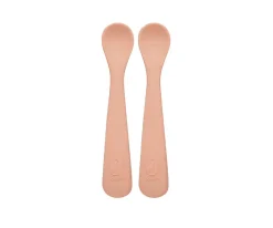 2 Cucharas Silicona Pale Pink