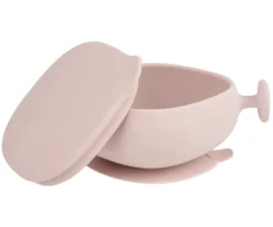 Cuenco de Silicona con Tapa Blush