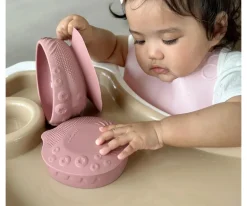 Cuenco de Silicona con Tapa y Ventosa Rasberry