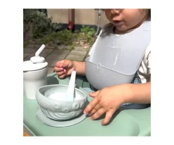 Cuenco de Silicona con Tapa y Ventosa Sage