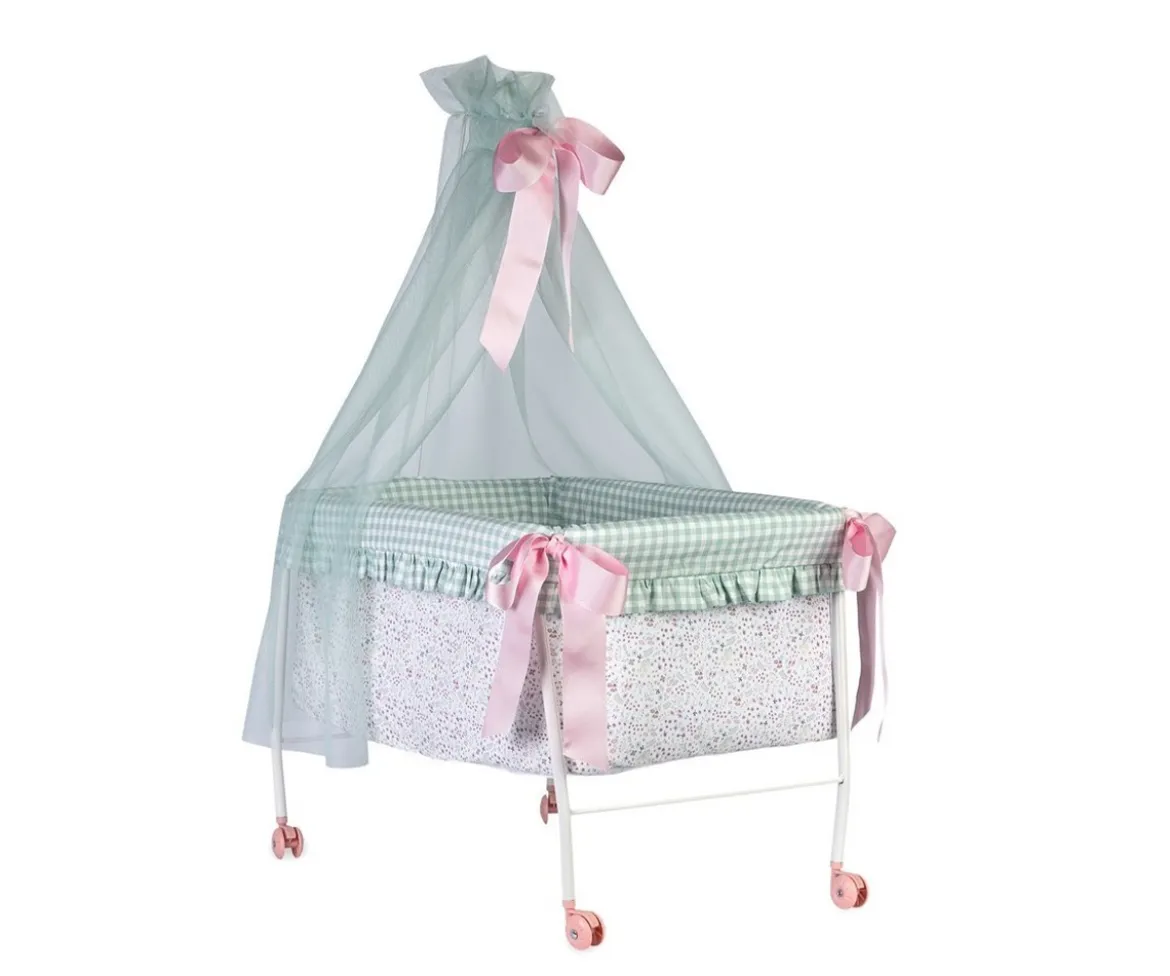 Cuna con Dosel para Muñecas Cloe