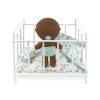 Cuna Gommu Pocket Stars Crib Grey