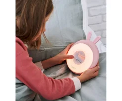 Despertador Lámpara Conejo Rosa