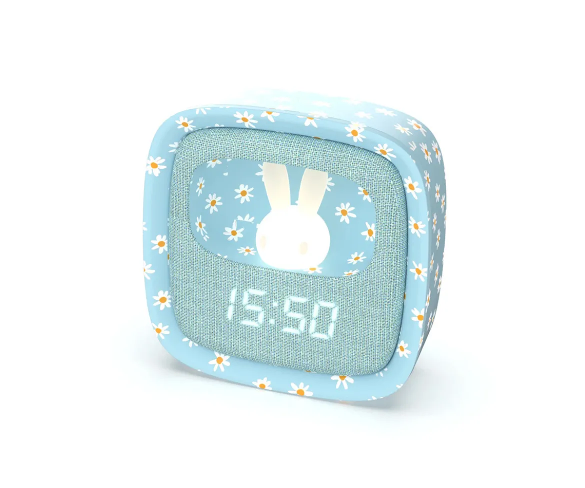 Despertador y Luz Nocturna Billy Light Blue Flower