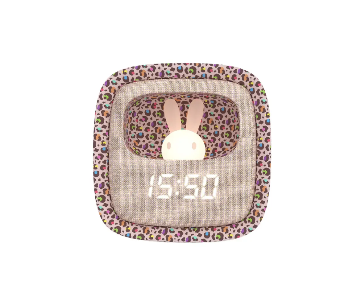 Despertador y Luz Nocturna Billy Rainbow Leopard