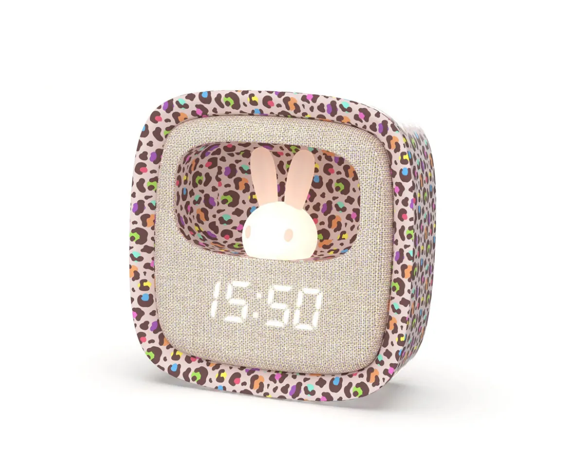 Despertador y Luz Nocturna Billy Rainbow Leopard