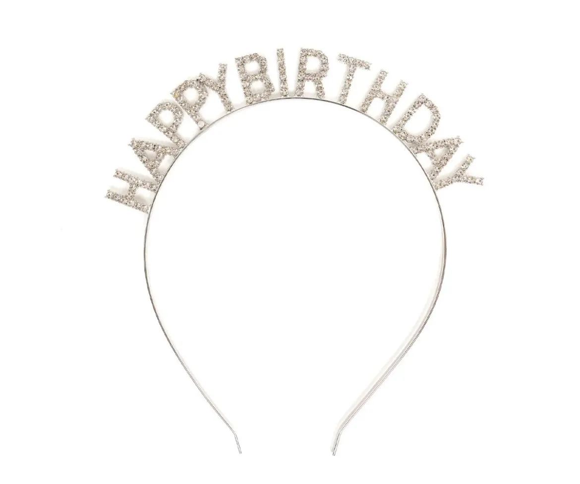 Diadema Happy Birthday Diamantes
