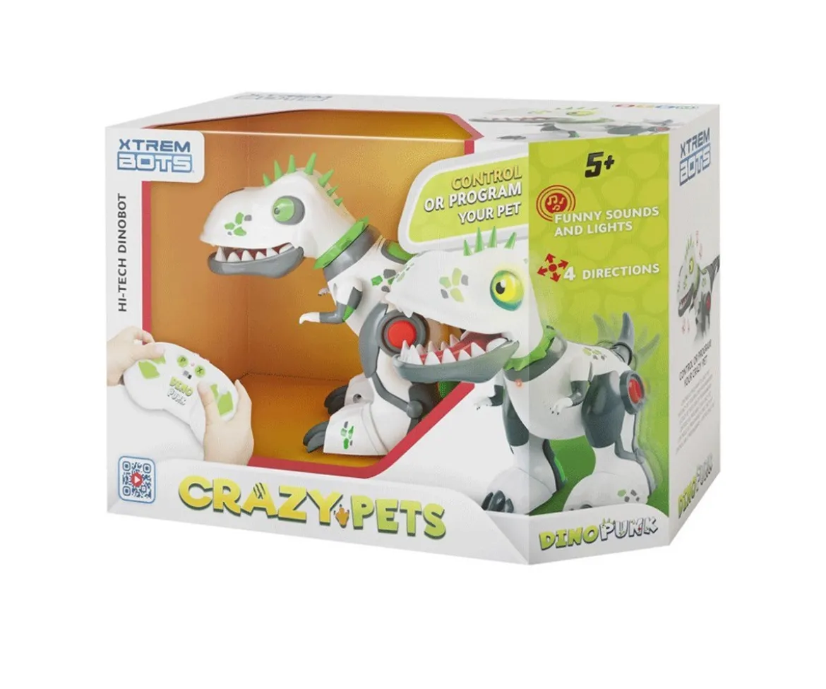 Dinosaurio Robótico Programable con Mando a Distancia Dinopuck