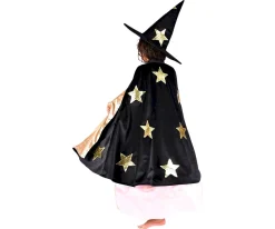 Disfraz Bruja Velvet Negro T.3-8 años
