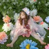 Disfraz Capa Flowers