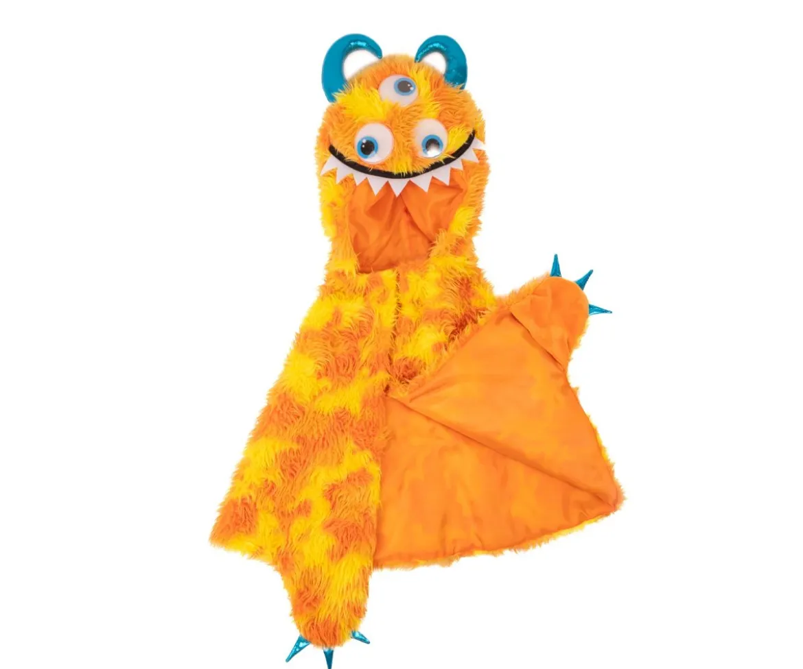 Disfraz Capa Giggle The Monster Orange/Yellow, T. 4-6años