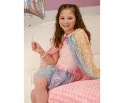 Disfraz Capa Lentejuelas Ombre 4-6 años