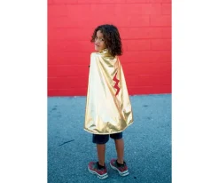 Disfraz Capa Reversible Wonder Rojo/Dorado