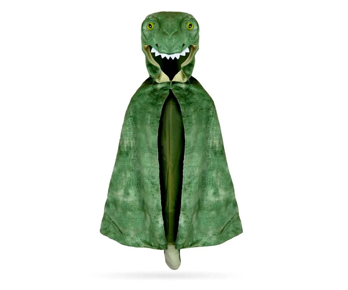 Disfraz Capa T-Rex Verde 4-5 Años