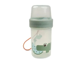 Dispensador Doble L Croco Green