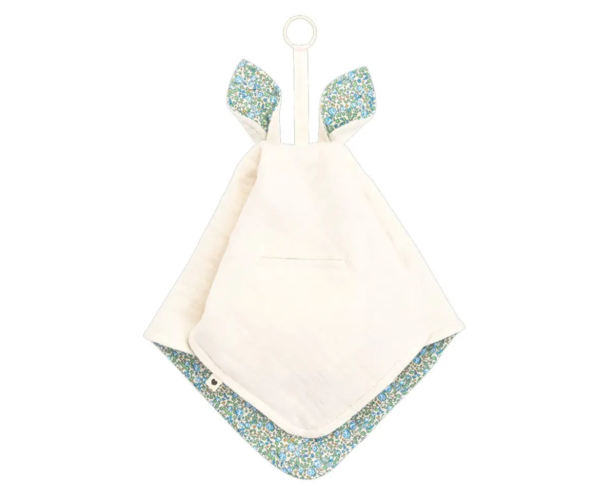 Doudou Kangaroo BIBS Liberty Eloise Ivory