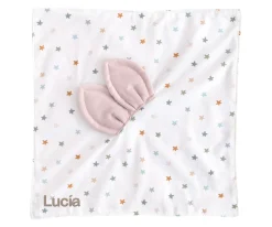 Doudou Little Stars Pink Personalizable