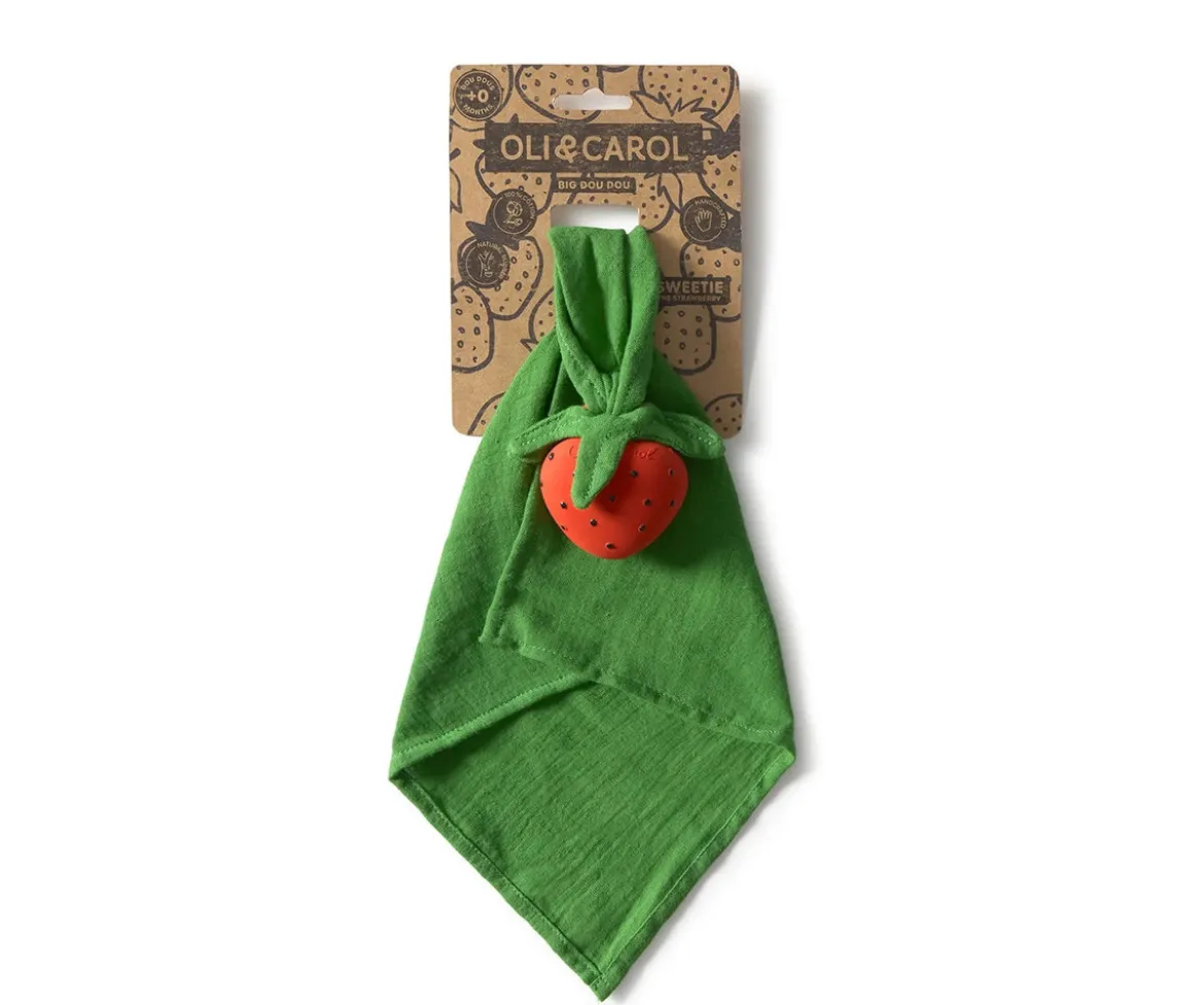 Doudou-Mordedor Sweetie the Strawberry Personalizable