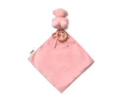 Doudou TOUS Baby con Anilla de Madera Personalizable Rosa