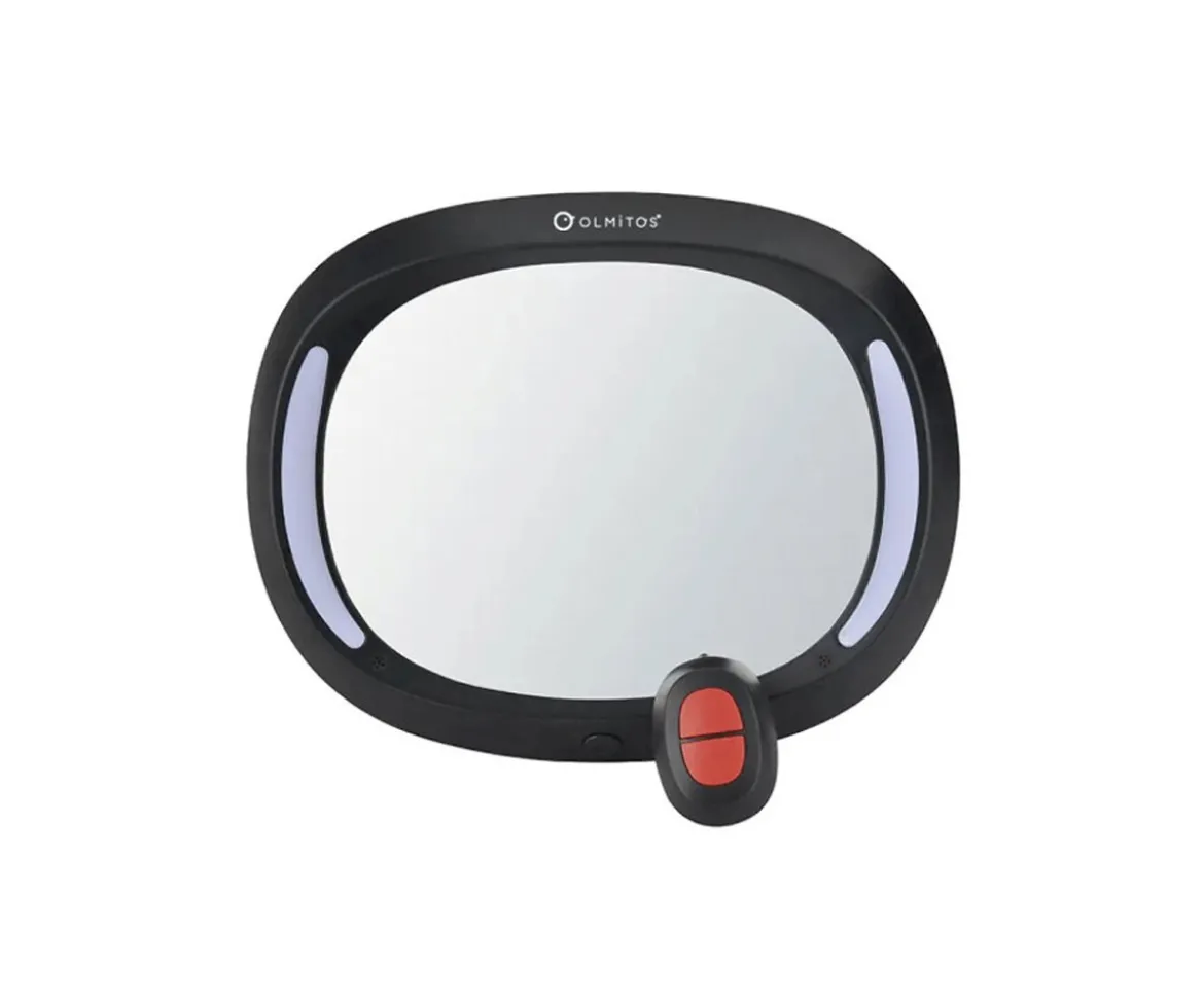 Espejo Retrovisor Led con Mando