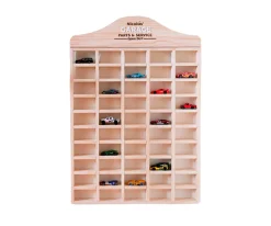 Estantería Pequeña de Madera para Coches de Juguete