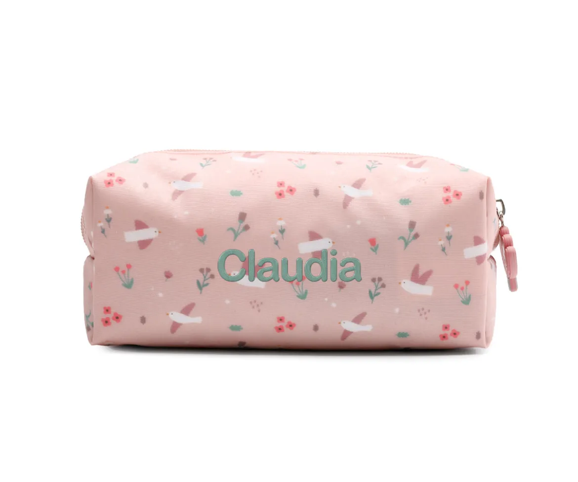 Estuche Blossom Birds Personalizable