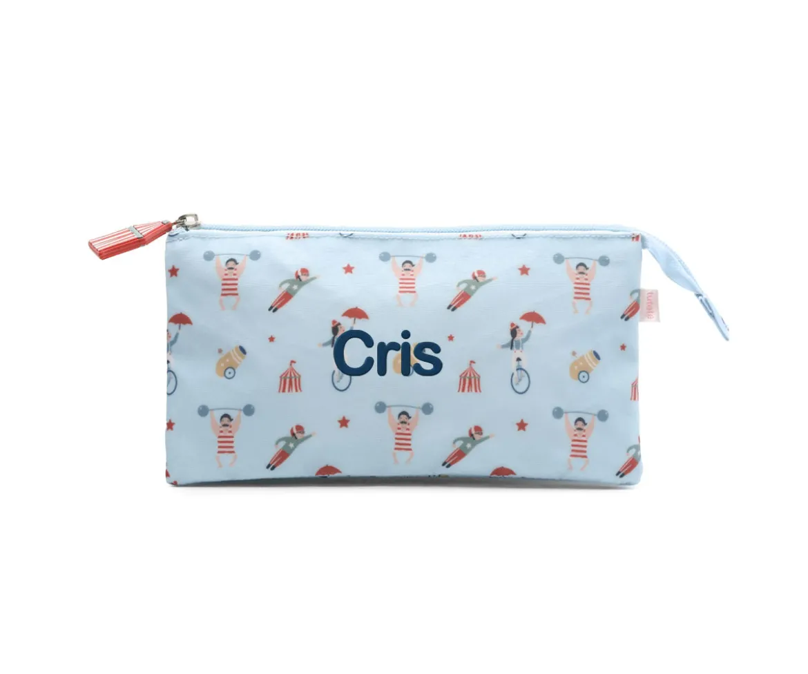 Estuche 3 Compartimentos Circus Show Personalizable