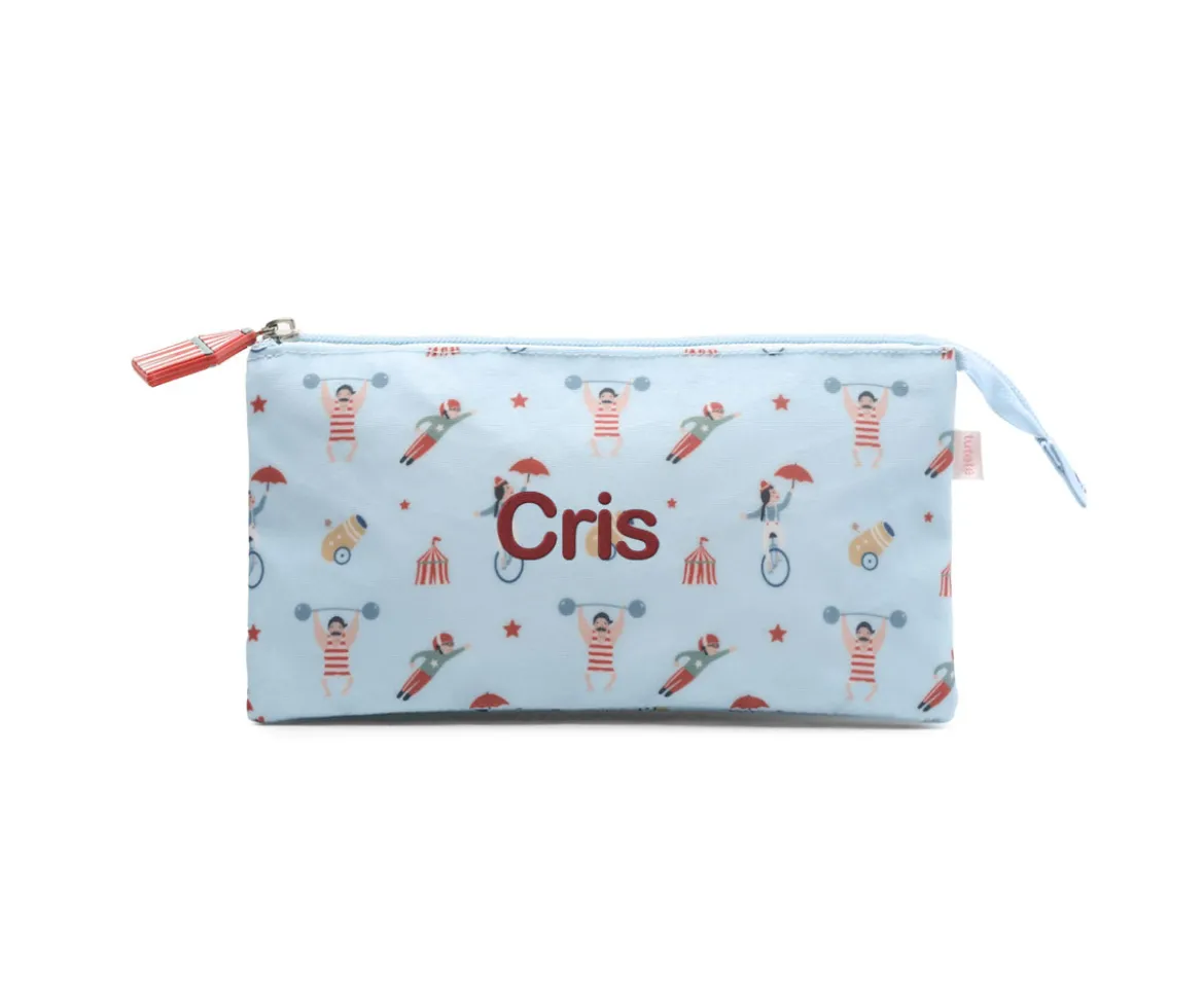 Estuche 3 Compartimentos Circus Show Personalizable