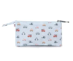 Estuche 3 Compartimentos City Cars Personalizable