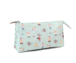 Estuche 3 Compartimentos The Three Little Pigs Personalizable
