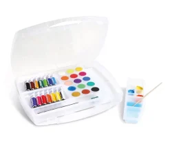 Estuche de Arte con Témperas y Acuarelas