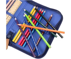 Estuche de Cremallera con Complementos Mono