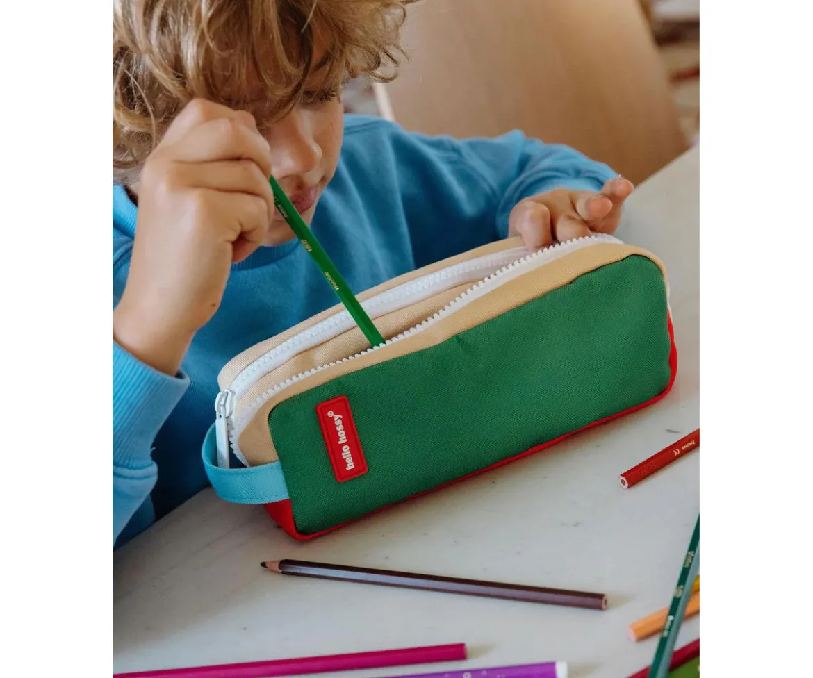 Estuche Doble Compartimento Mini Green Lake Personalizable